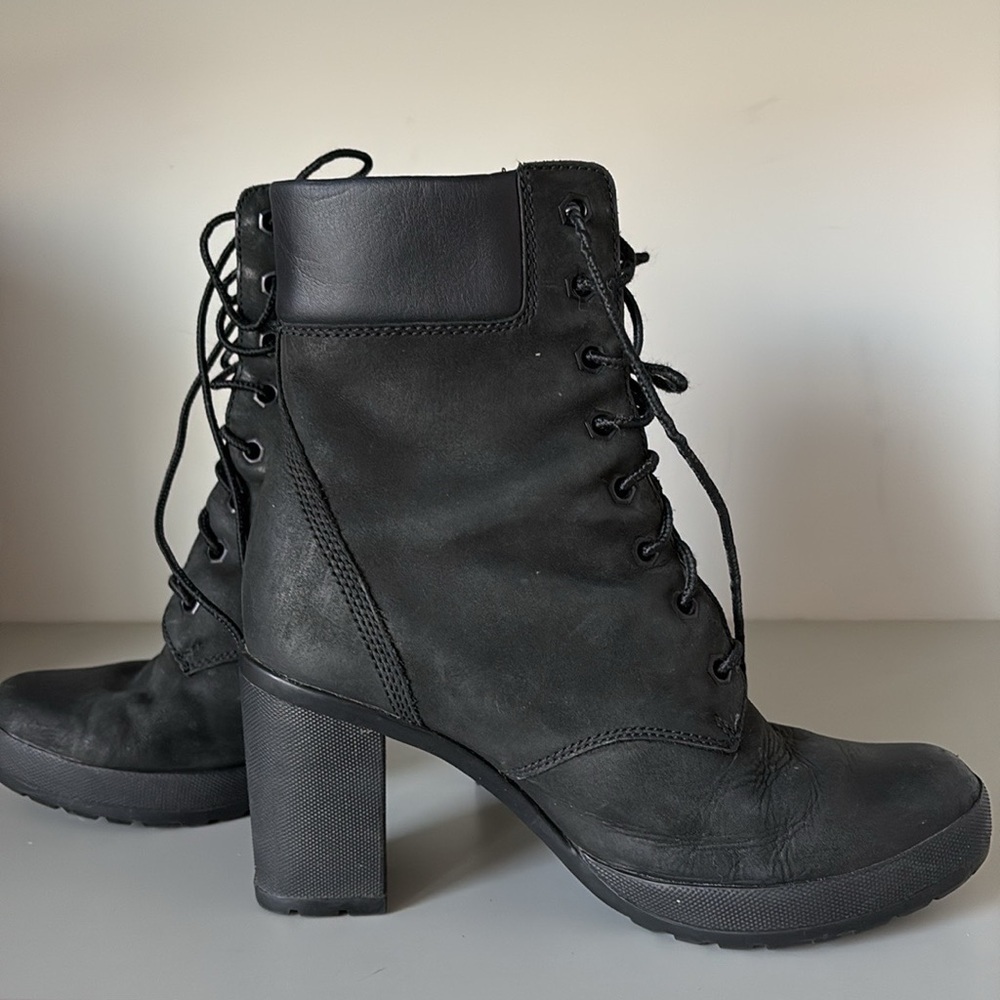 Timberland Camdale Women's Bootie Leather BLACK A1SEF Size 8 - Picture 6 of 12